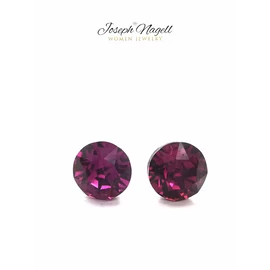 Pötty fülbevaló 6mm Swarovski kristállyal díszített