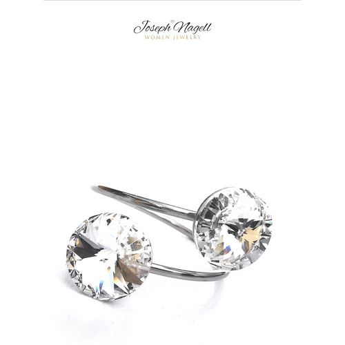 Gyűrű rivoli kristály színű Swarovski kristállyal